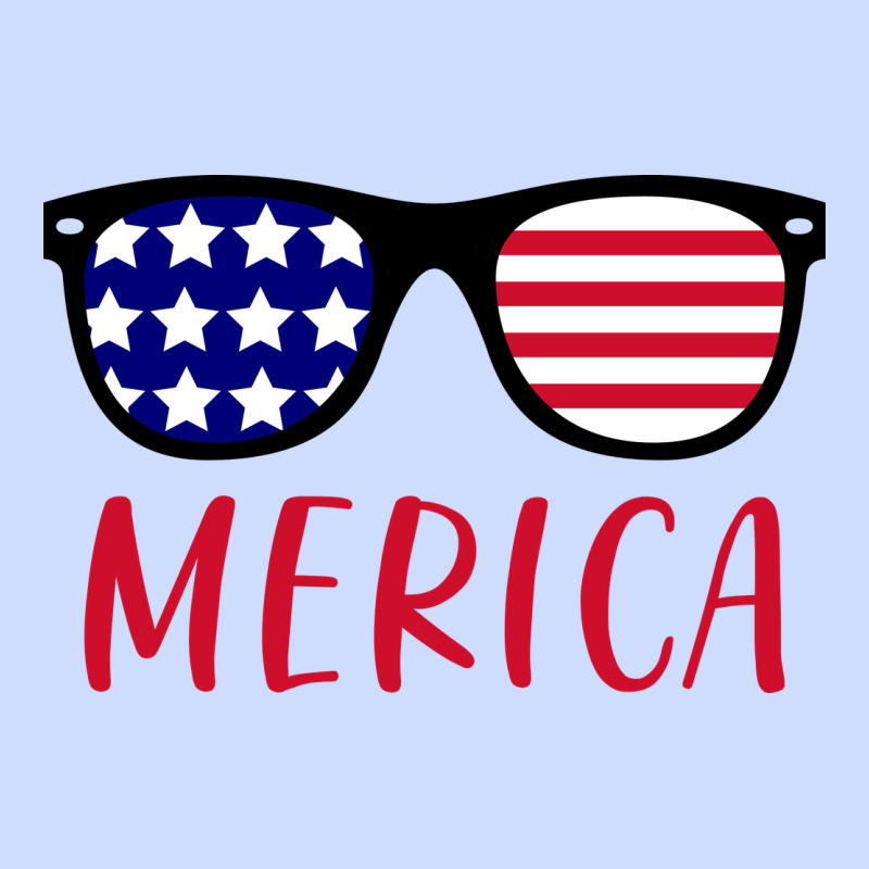 Merica Usa Flag Sunglasses 4th Of July Urban Heavy Tee by artisFamous | Teevron