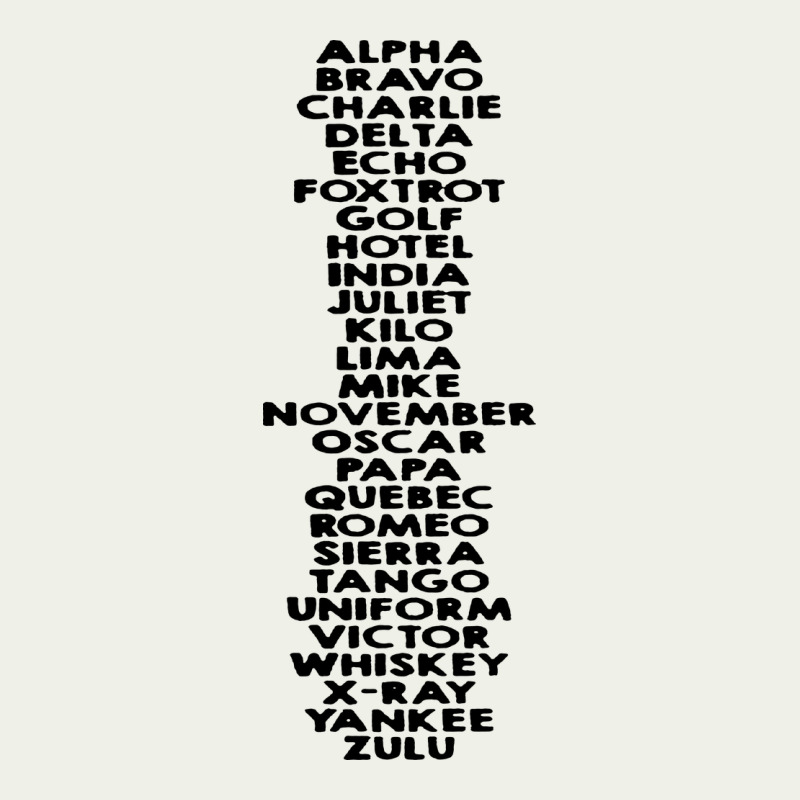 Phonetic Alphabet Urban Heavy Tee by artisFamous | Teevron