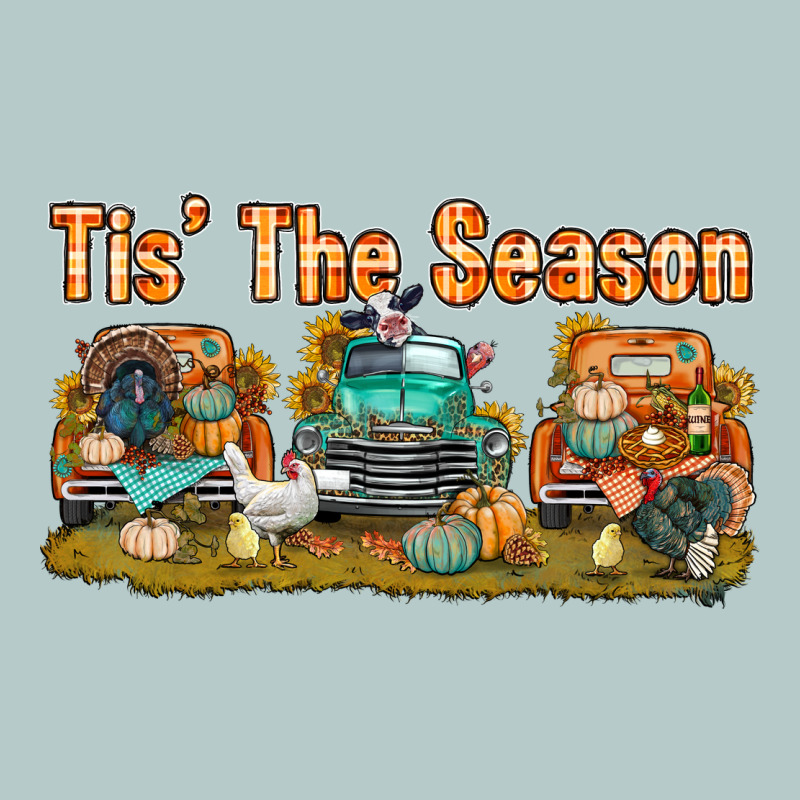 Thanksgiving Tis' The Season With Trucks Bbs Heavy Core Tee by BundleAndBundleShop | Teevron