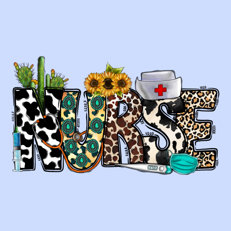 Nurse Leopard And Cowhide Urban Heavy Tee by CowhideDigitalArt | Teevron
