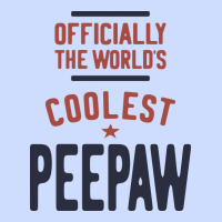 Officially The World's Coolest Peepaw | Mens Gift Urban Heavy Tee | Teevron