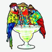 Parrots Drinking Margarita Hawaiian Urban Heavy Tee | Teevron