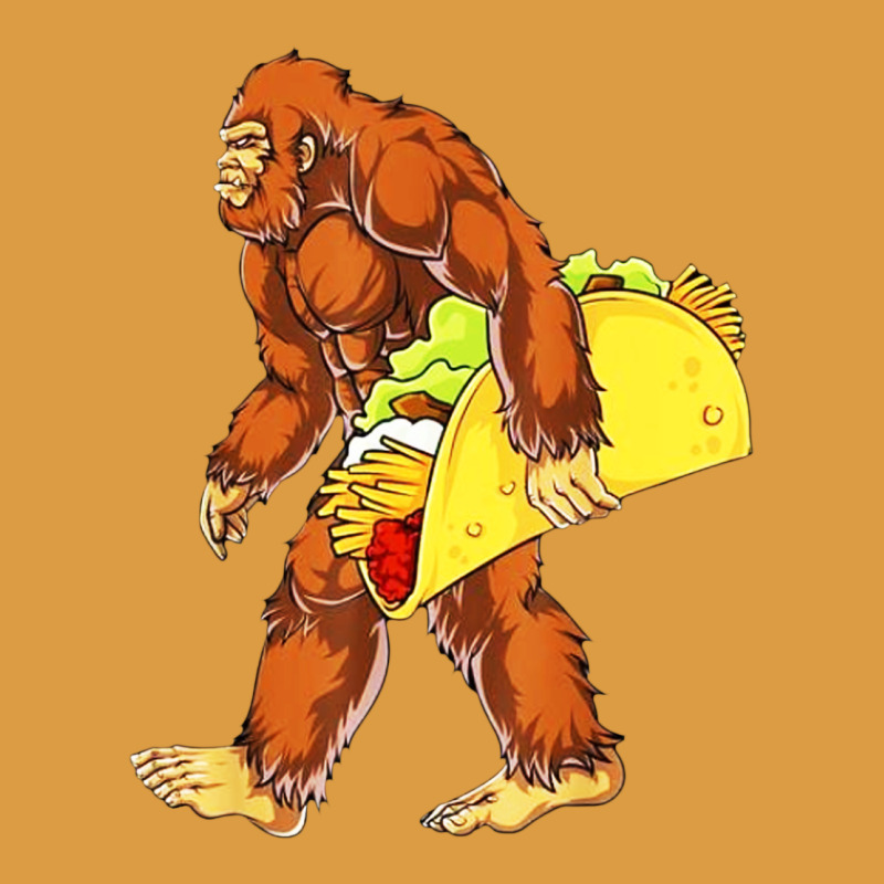 Bigfoot Carrying Taco Urban Heavy Tee by artisFamous | Teevron