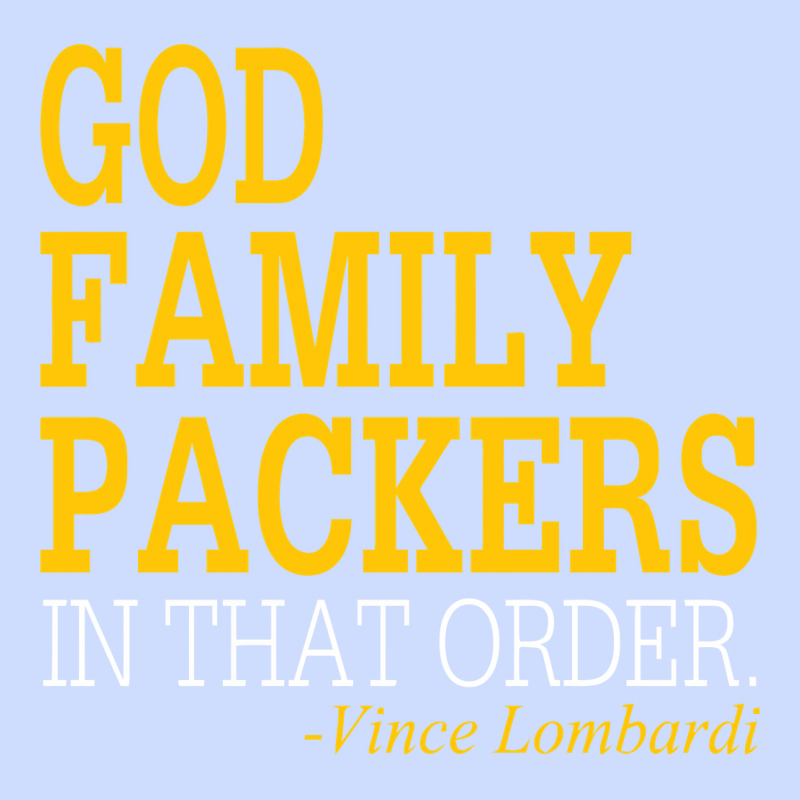 God Family Packers In That Order Urban Heavy Tee by artisFamous | Teevron