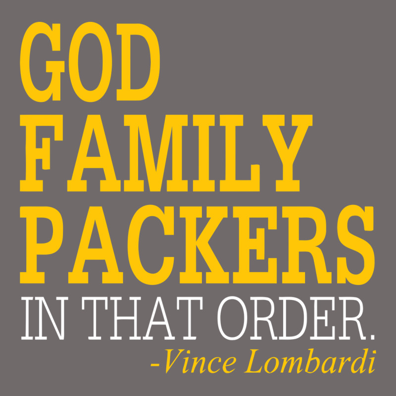 God Family Packers In That Order Urban Heavy Tee by artisFamous | Teevron