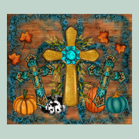 Fall Cross Tumbler Zipper Hoodie | Teevron
