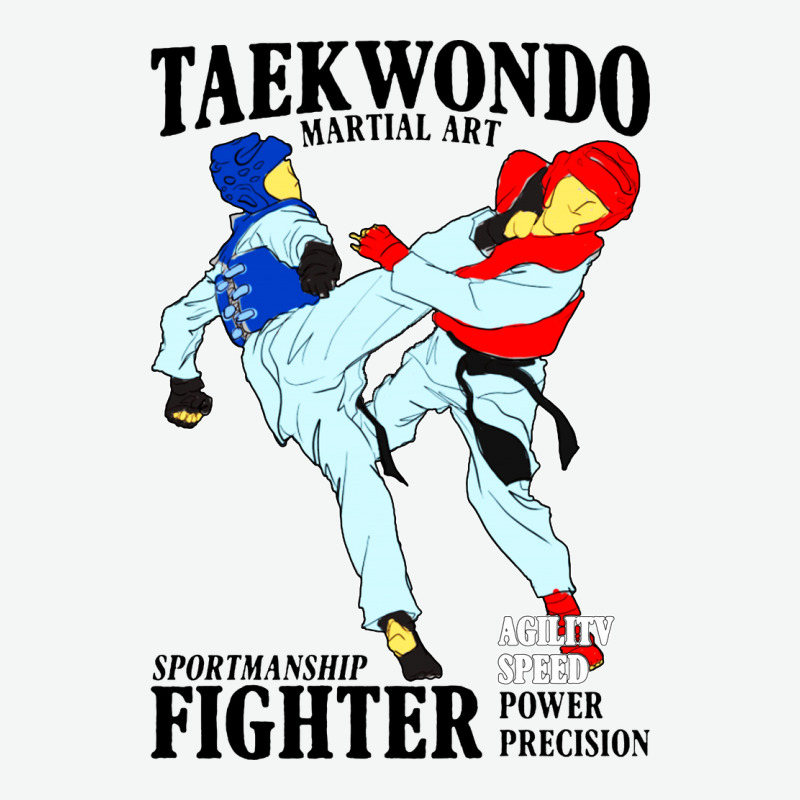 Taekwondo Sport Art Urban Heavy Tee by artisFamous | Teevron