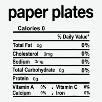 Paper Plates Nutrition Facts Funny Thanksgiving Christmas Urban Heavy Tee | Teevron