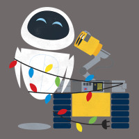 Wall E Eve Christmas Light Wrap Graphic T Shirt Urban Heavy Tee | Teevron