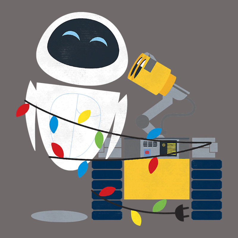 Wall E Eve Christmas Light Wrap Graphic T Shirt Urban Heavy Tee by artisFamous | Teevron