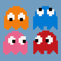 Pacman Ghosts Cool Retro 80s Urban Heavy Tee | Teevron