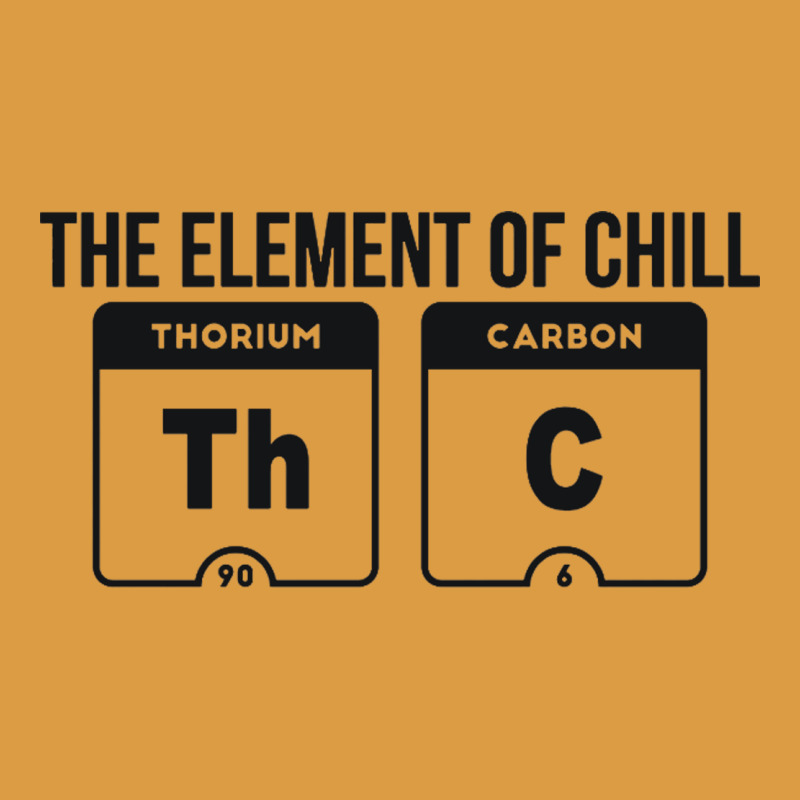 Mens The Element Of Chill Thc Marijuana Joke Black Urban Heavy Tee by artisFamous | Teevron