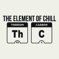 Mens The Element Of Chill Thc Marijuana Joke Black Urban Heavy Tee | Teevron