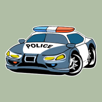 Police Car Urban Heavy Tee | Teevron