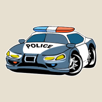 Police Car Urban Heavy Tee | Teevron