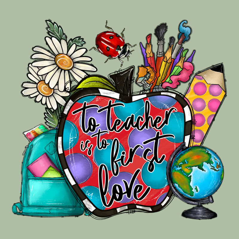 To Teacher Is To First Love Urban Heavy Tee by CowhideDigitalArt | Teevron