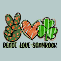 Peace Love Shamrock Heavy Core Tee | Teevron