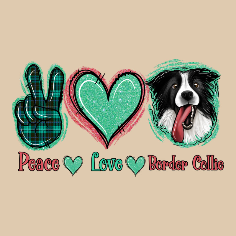Peace Love Border Collie Classic Tee by Jasminsmagicworld | Teevron