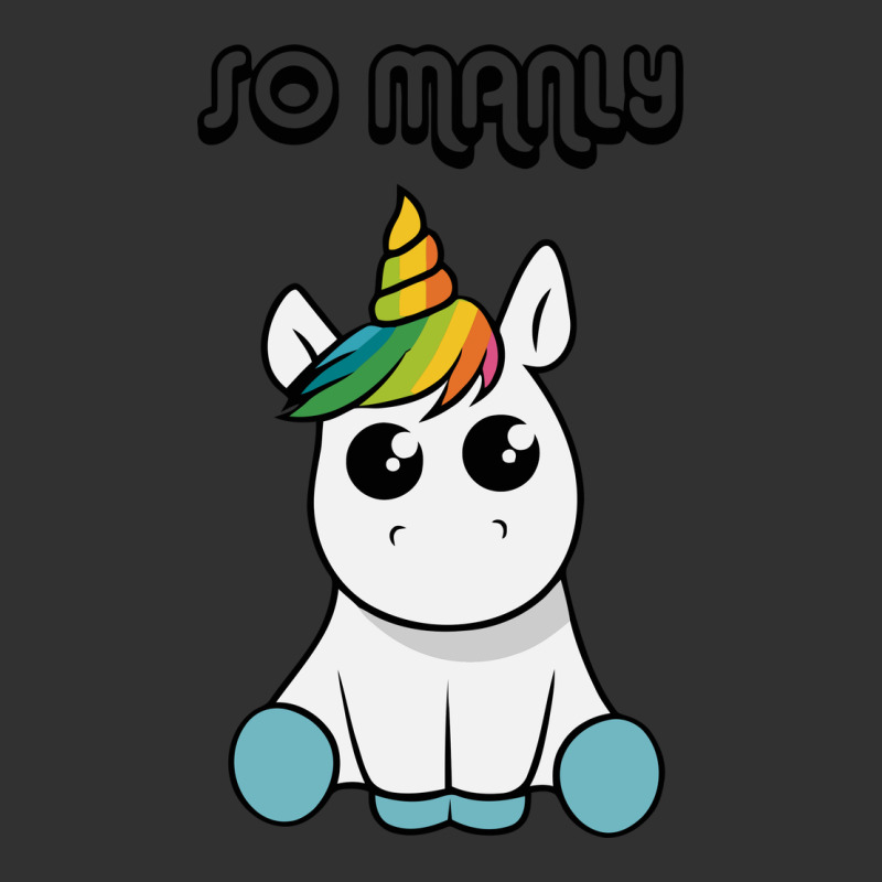 So Manly Funny Unicorn Urban Heavy Tee by artisFamous | Teevron