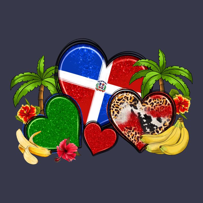 Dominican Republic Hearts Long Sleeve Tee by Artiststas | Teevron