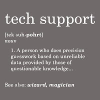 Funny Tech Support Definition Urban Heavy Tee | Teevron