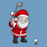 Santa Claus Golf Christmas Golfer Golfing Gift Urban Heavy Tee | Teevron