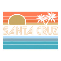 santa c.r.u.z cali sunset 70s 80s surfer summer sun | Teevron