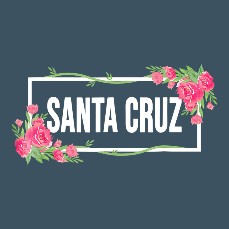 Santa C.r.u.z Cali  Floral Hibiscus Flower Urban Heavy Tee by artisFamous | Teevron
