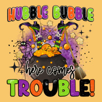 Kids Halloween Hubble Bubble Here Comes Trouble Vintage Hoodie | Teevron