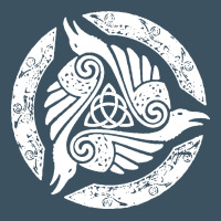 Celtic Trinity Knot Crow Spiritual Mandala Urban Heavy Tee | Teevron