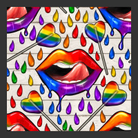 Pride lgbtq lips and heart lollipop seamless patte | Teevron