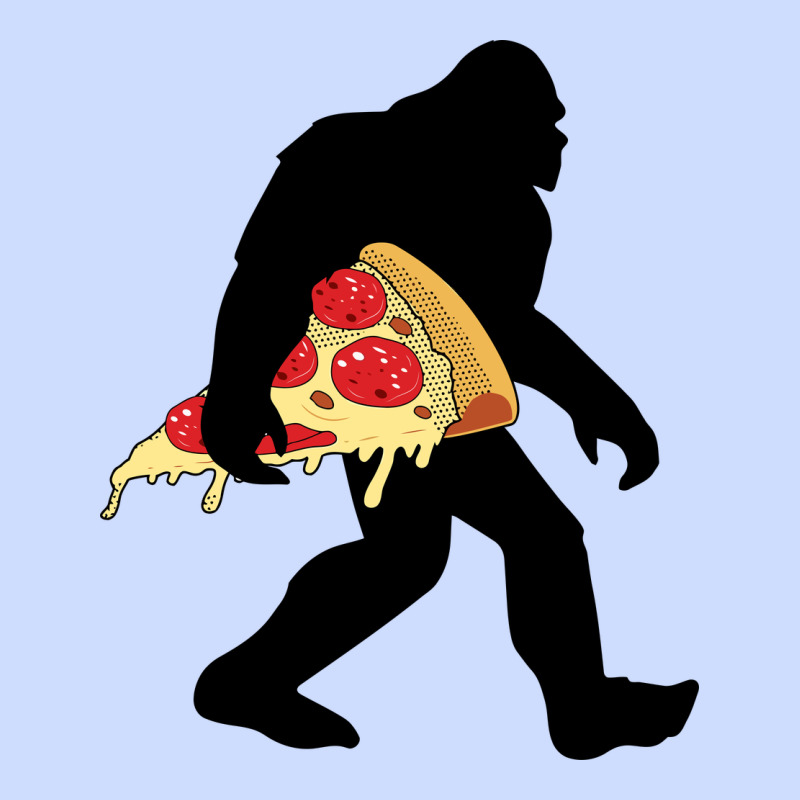 Bigfoot Carrying Pizza Urban Heavy Tee by artisFamous | Teevron