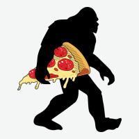 Bigfoot Carrying Pizza Urban Heavy Tee | Teevron