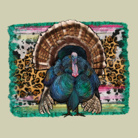 Thanksgiving Turkey With Background Heavy Core Tee | Teevron