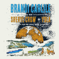 Brandi Carlile Poster Urban Heavy Tee | Teevron