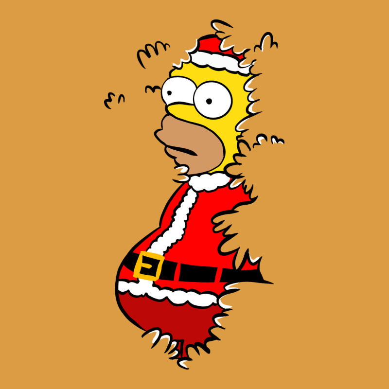 Homer Claus Christmas Urban Heavy Tee by artisFamous | Teevron