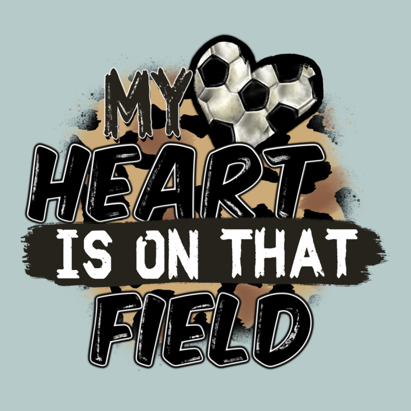 My Heart Is On That Field Soccer Heavy Core Tee by FaDigitalArtStudio | Teevron