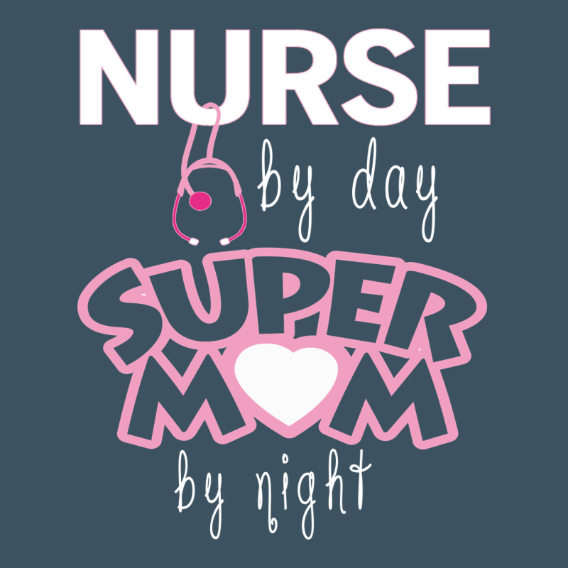 Nurse By Day Super Mom By Night Urban Heavy Tee by artisFamous | Teevron