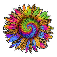 Tie Dye Sunflower Zipper Hoodie | Teevron