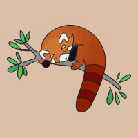 Red Panda Sleeping Urban Heavy Tee | Teevron