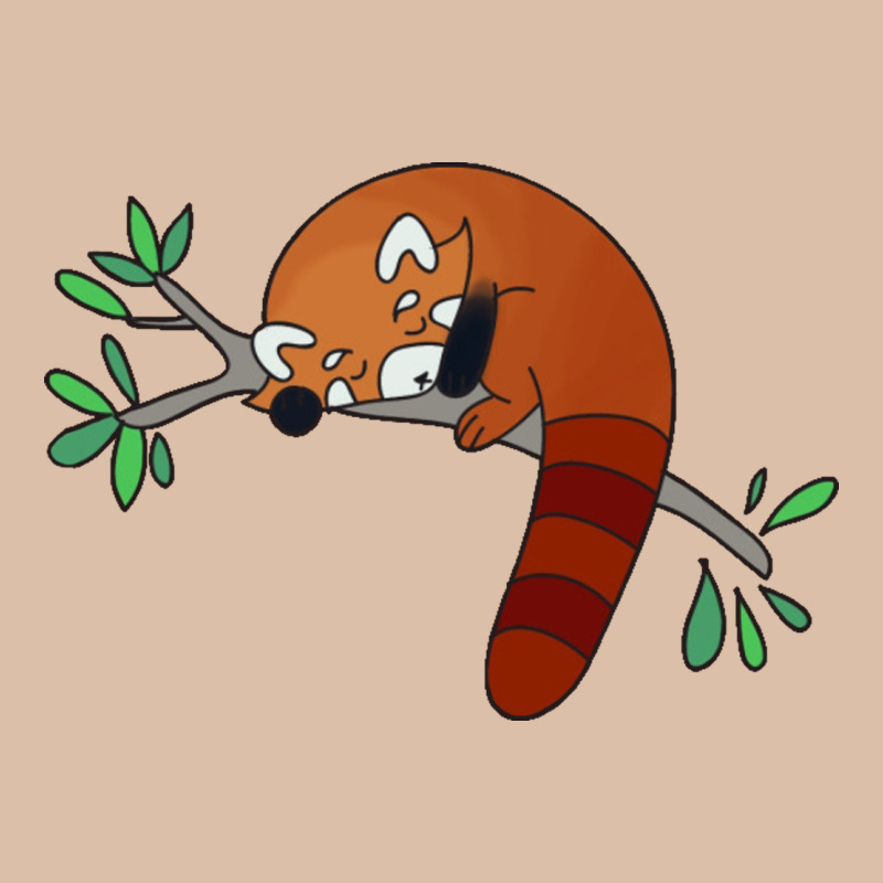 Red Panda Sleeping Urban Heavy Tee by artisFamous | Teevron