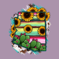 Arizona Map Sunflower Cactus Serape Heavyweight Hoodie | Teevron