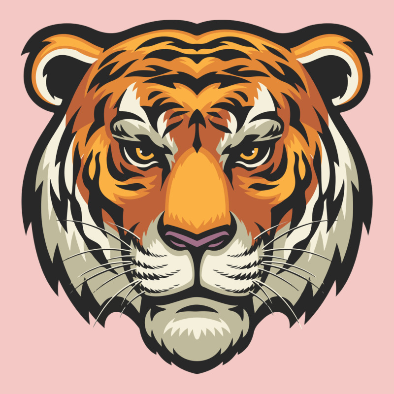Tiger Vector Face Urban Heavy Tee by artisFamous | Teevron