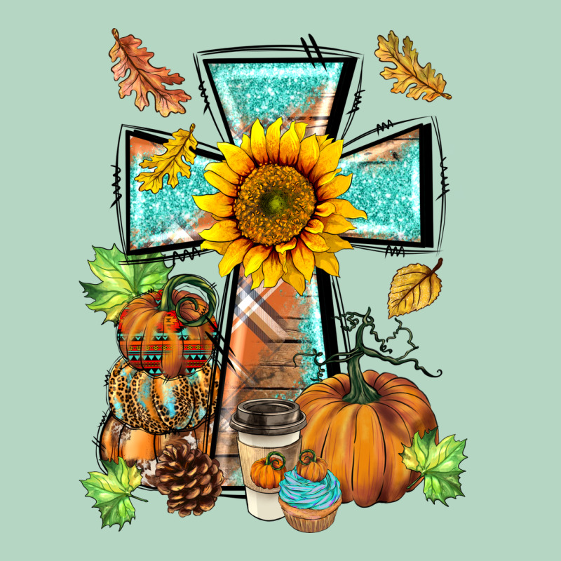 Western Thankful Cross Pumpkin Classic Tee by BarkalooDesign | Teevron