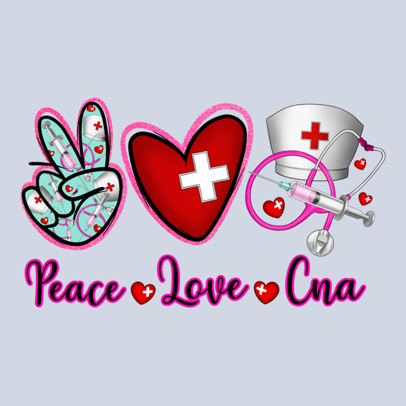 Peace Love Cna Premium Sweatshirt by RanaPortraitStore | Teevron