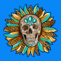Sunflower With Skull Zipper Hoodie | Teevron
