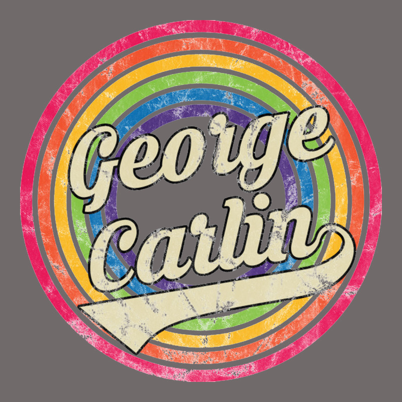 George Carlin   Retro Rainbow Faded Style Urban Heavy Tee by artisFamous | Teevron