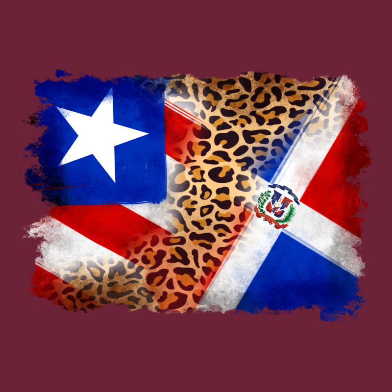 Puerto Rico And Dominican Republic Flag Long Sleeve Tee by Artiststas | Teevron