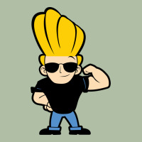 Johnny Bravo Chibi Urban Heavy Tee | Teevron