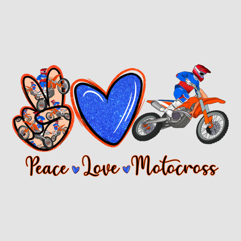Peace Love Motocross Premium Sweatshirt by RanaPortraitStore | Teevron